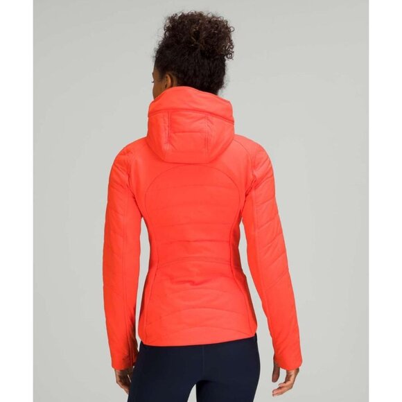 NWT Lululemon Down For It All 700 Goose Down Jacket 10 Atomic Orange NEW - Picture 7 of 11